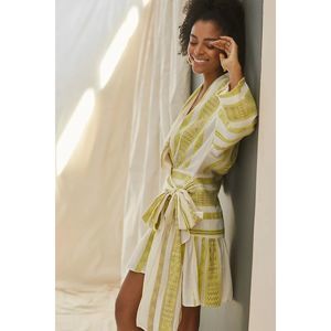 Anthropologie Devotion Twins Belted Mini Dress